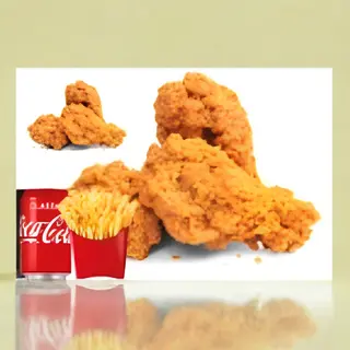 Alette di pollo fritte - 6 pezzi menù