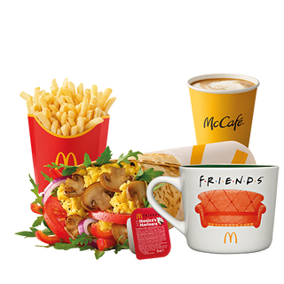 Zestaw Friends Śniadaniowy McWrap® z Jajecznicą i Pieczarkami