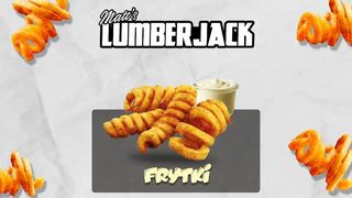 Zakręcone Frytki z sosem śmietanowym