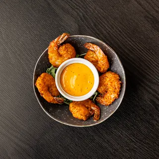 Gamberetti al panko z sosem aioli pikantnym