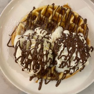 Gaufre nutella chantilly