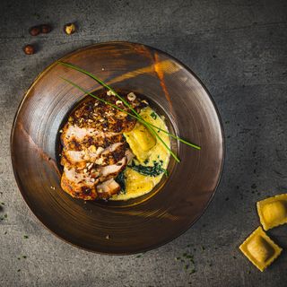 Пиле с равиоли и Трюфел крем 380г