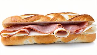 Panino con prosciutto crudo