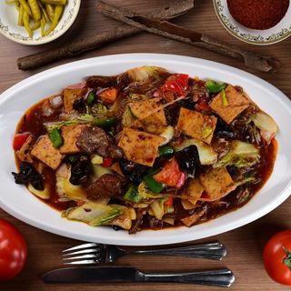 Говядина с овощами