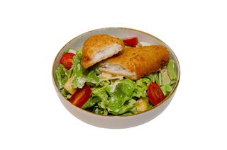 Салата Цезар с Хрупкава Риба( 350гр)