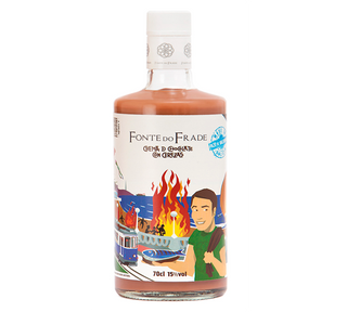 Licor Crema De Chocolate Y Cerezas Fonte Do Frade 70 Cl.