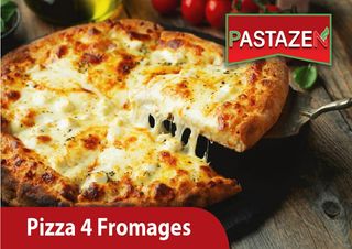 Pizza 4 Fromages + Boisson au choix
