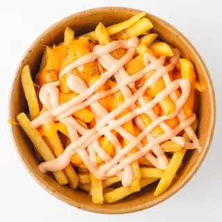 Cheeseburger fries