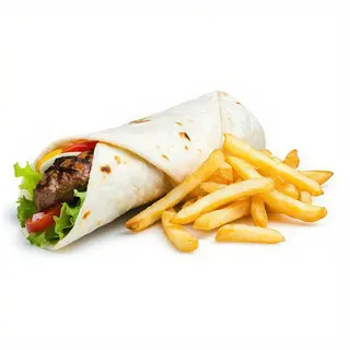 17.Plato Dürum De Niño Con Patatas Y Carne