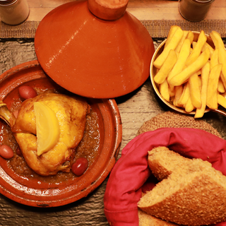 Poulet rôti à la marocaine