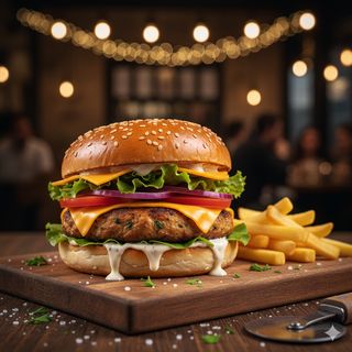 Hamburguesa De Carne Picada