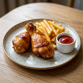 Chicken Drumsticks & Fries