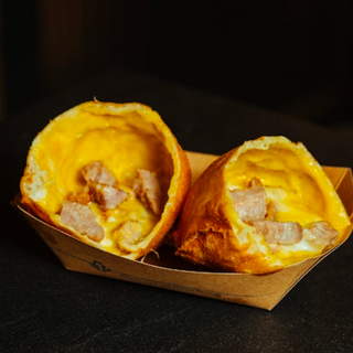 Panzerotto zucca, Norcia, gorgonzola dolce e mozzarella 