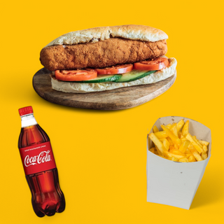 Karađorđeva Plavi Bik + Pomfrit + Coca-Cola 0.5l