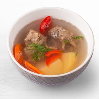 Шорпо из баранины на косточке