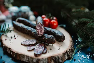 Carnati din carne de cerb