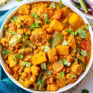 Mix Vegetable Curry (Vegan Option)