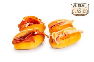 Bandeja 12 medias noches mini