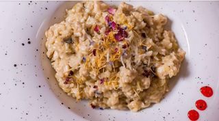 Risotto Pollo e funghi