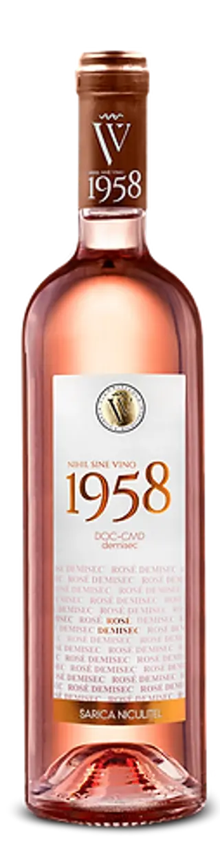 Via Viticola Sarica Niculițel 1958 - Merlot / Syrah Rosé Demisec 0.75l 