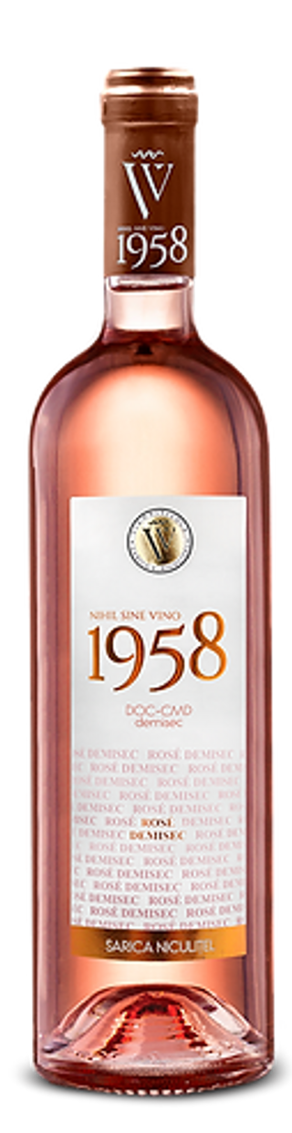 Via Viticola Sarica Niculițel 1958 - Merlot / Syrah Rosé Demisec 0.75l 