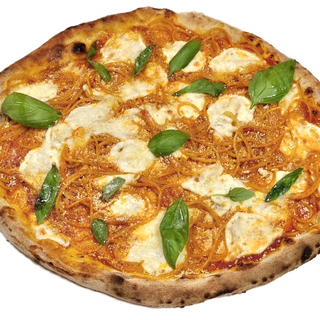  Pizza con spaghetti
