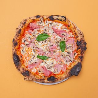 Prosciutto e funghi tegamino