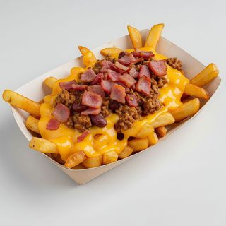 Patatas bacon y queso con chilli entera