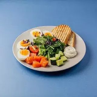 Авторский завтрак с лососем