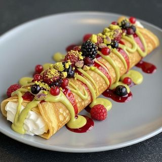 Crêpes de fruta