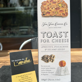 Crackers de albaricoques, pistachos y sésamo