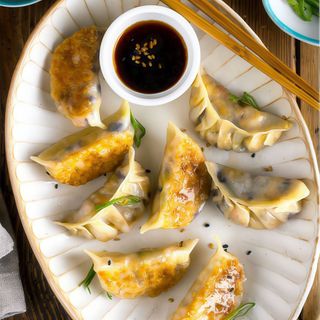 Gyozas de Fritas de Langostino y Verduras 8uds