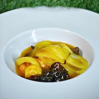 Gamberi in salsa curry