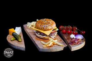 Smash cheeseburger