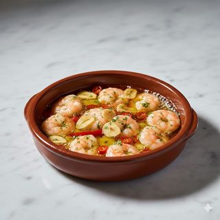 Ración De Gambas Al Ajillo Del Cura