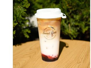 Bubble Ice Latte "Полуниця-Карамель" (500ml)