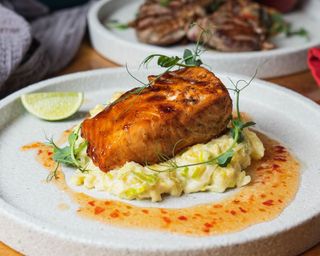 Лосось терияки 