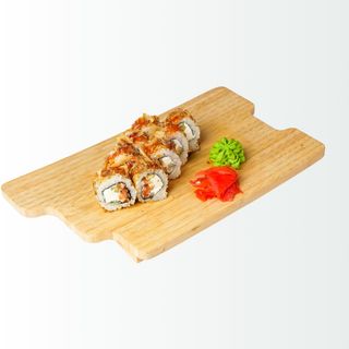 Norwegian roll with salmon