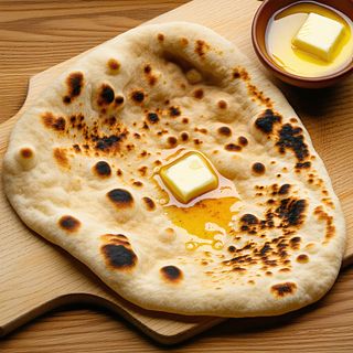 Buttered Naan Bread