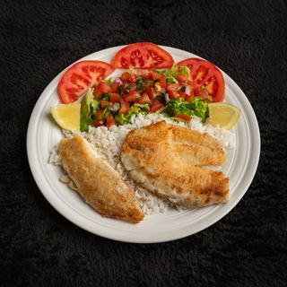Peixe grelhado (tilapia)