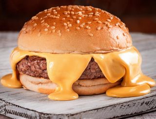 Hamburguesa Con Queso