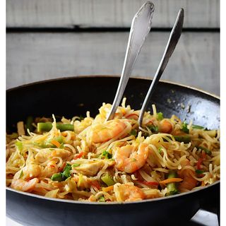 Prawn Rice Noodle with Capsicum