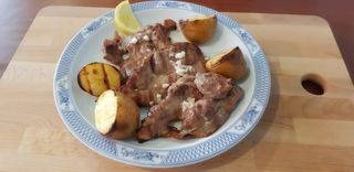 Medalhões de Porco grelhados