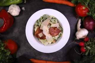 Цезар с Пилешко+Сирене със сусам+Coca-Cola(330м)