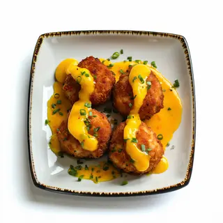 13 - bola de pollo con mango (2uds)