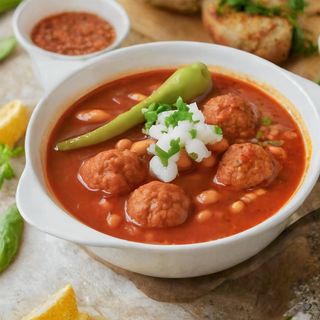 Loubia boules viande hachée