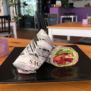 Wrap with homemade Falafel