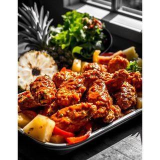 Spicy Pineapple Bbq Chicken Wings