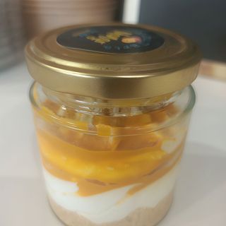 Mousse helado de mango
