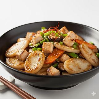 Gnocchi di riso con pollo